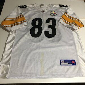 Pittsburgh Steelers Heath Miller Jersey #83 Reebok Mens Size 50 White